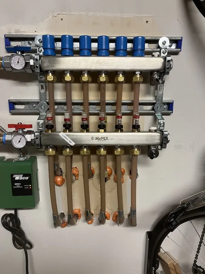 Plumber performing Leak Detection at a residential property in Wilkins